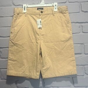 Place Kids Beige Flat Front Shorts